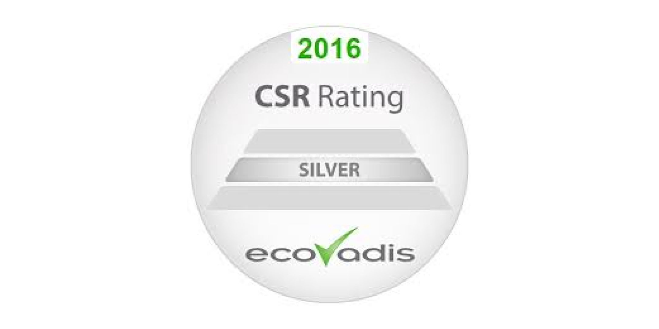OLVEA - Ecovadis - Performance RSE - Silver score - 2016