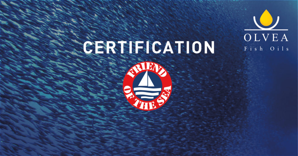 Certification Friend of the Sea - OLVEA Fish Oils