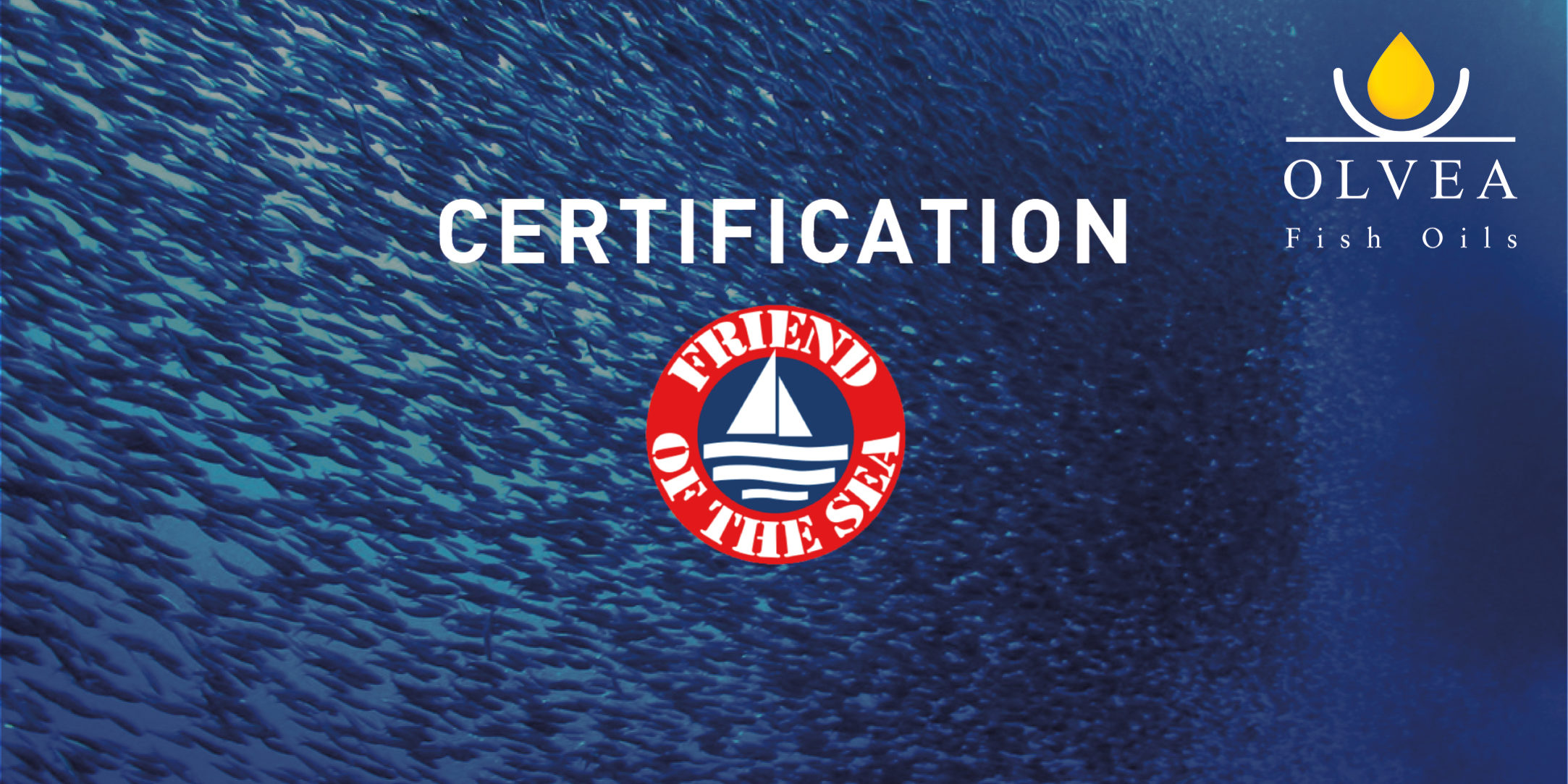 Certification Friend of the Sea - OLVEA Fish Oils